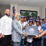 INTEGRANTES ACADEMIA INFANTIL TIGRES DEL LICEY VISITAN SEDE CONSULAR