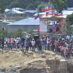 Haitianos continúan a todo vapor construcción de canal de riego en río Masacre