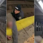 Milagroso rescate de hombre que cayó a los rieles del Metro de Nueva York