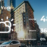 El tiempo para hoy jueves 11 de enero: Nueva York