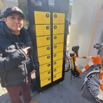 Ya en prueba en el Bajo Manhattan el primer dispositivo público de carga segura de e-bikes del país