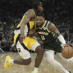 Bucks derrotan a los Pacers con la ayuda de los 35 puntos de Lillard en la primera mitad