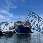 Abren en Baltimore un canal temporal para buques comerciales