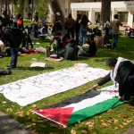 Protesta pro palestina es desalojada en la Universidad del Sur de California