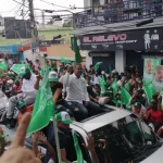 RD: Andy Morales participa en marcha-caravana junto a Leonel y Omar pese ser excluido de boleta de FP