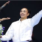 A los 16 años y origen dominicano la gimnasta Hezly Rivera representará a EEUU en olimpiadas París 2024  para competir contra veteranas Simone Biles y Suni Lee