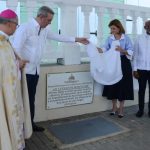 RD: Luis Abinader y Raquel Peña develizan tarja conmemorativa del Cementerio Colonial de Santiago